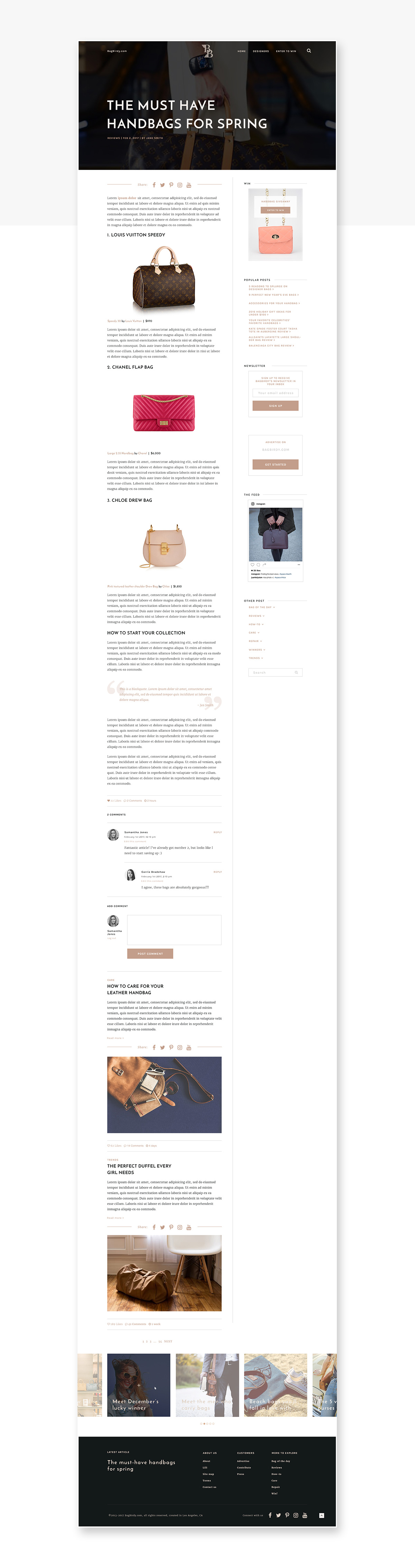 An image of a website design