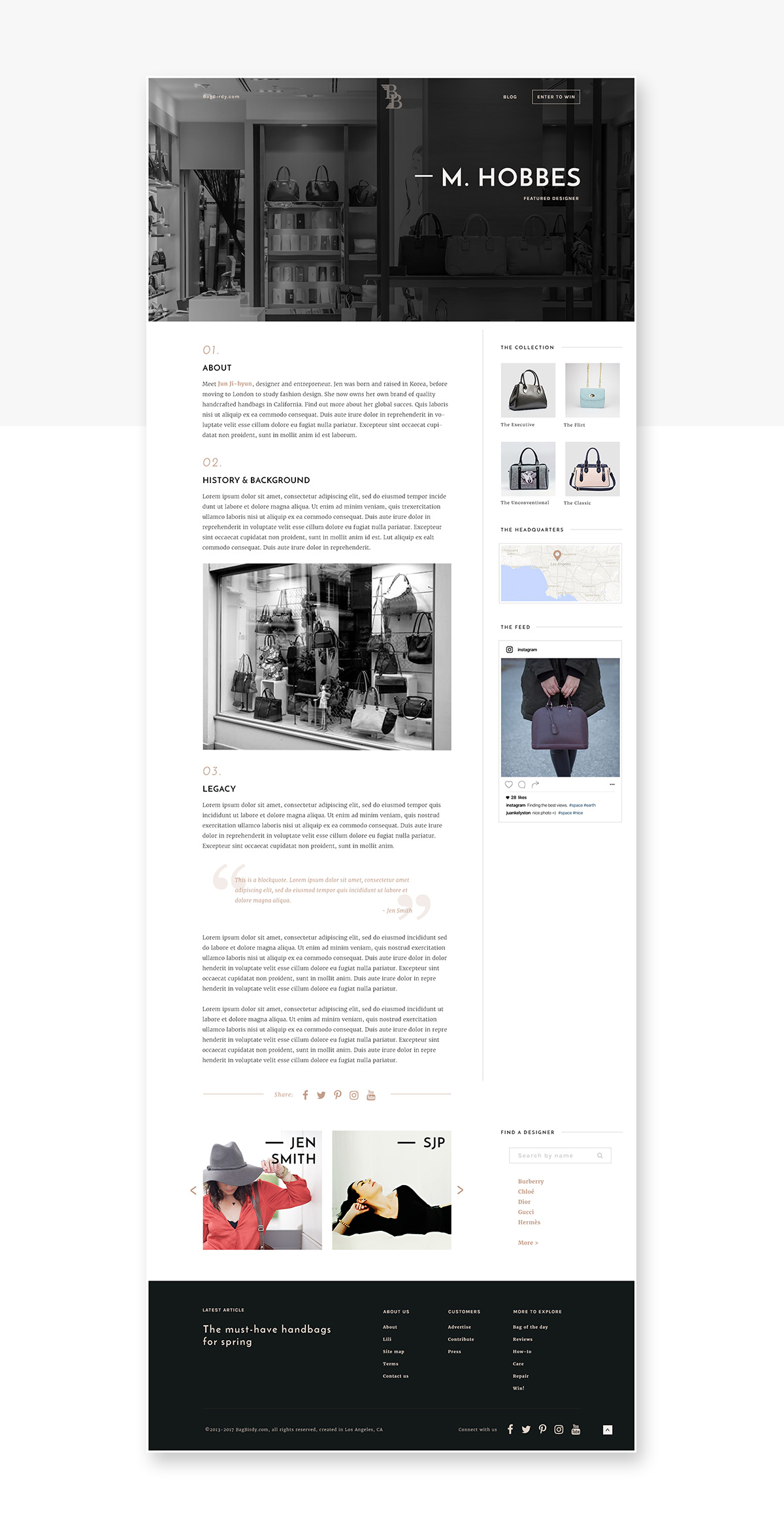 An image of a website design