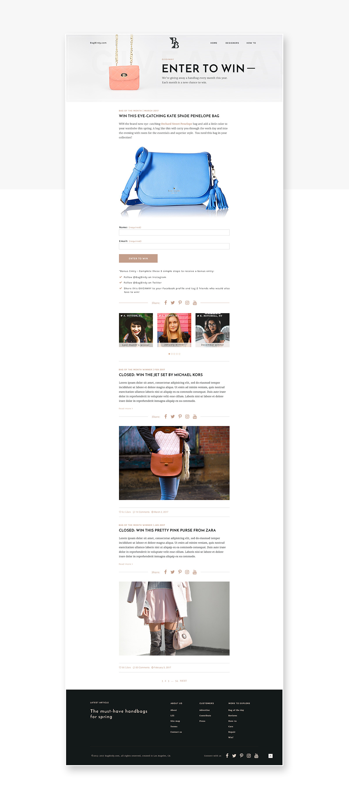 An image of a website design