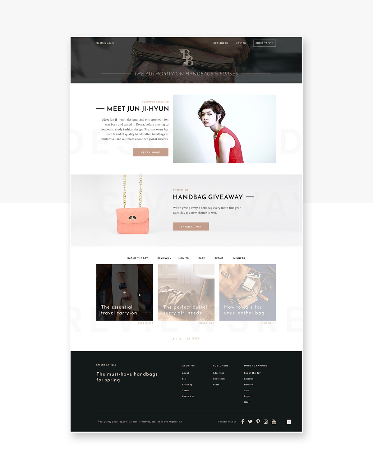 An image of a website design