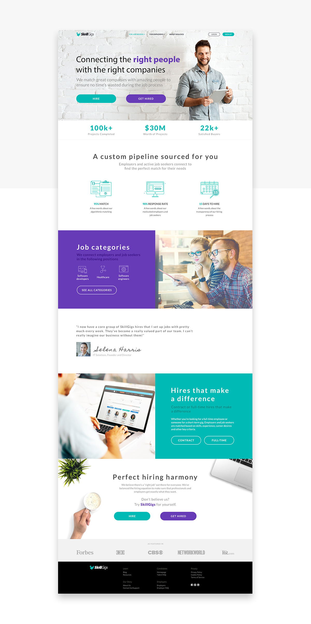 An image of a website design