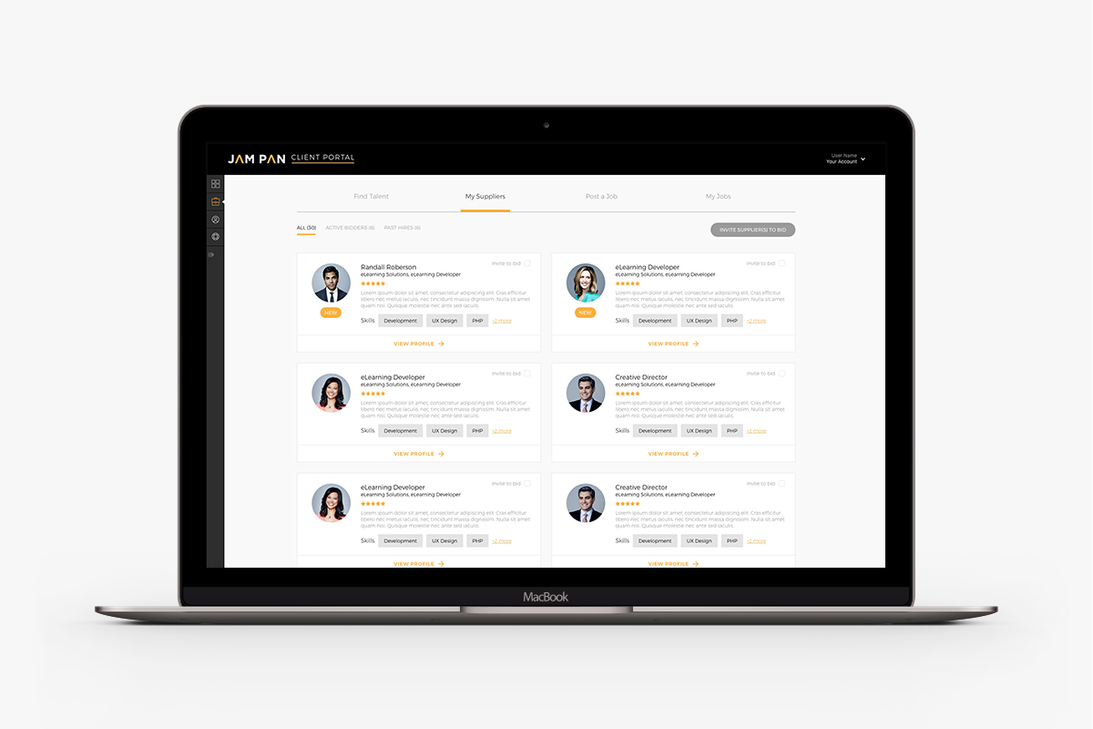 An image of a website design